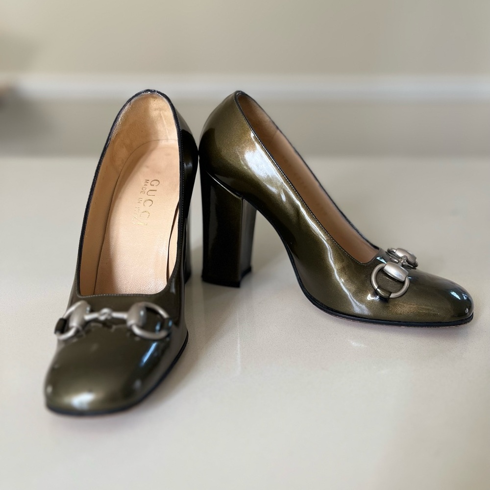 Gucci Women's High-Heel Pump with Horsebit - Size 6.5 - Picture 4 of 16